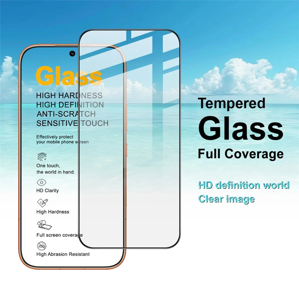 IMAK Pro+ Series For Honor 600 5G  /  600 Pro 5G Screen Protector Full Coverage Tempered Glass Film (Fingerprint Unlock) - Transparent - 4