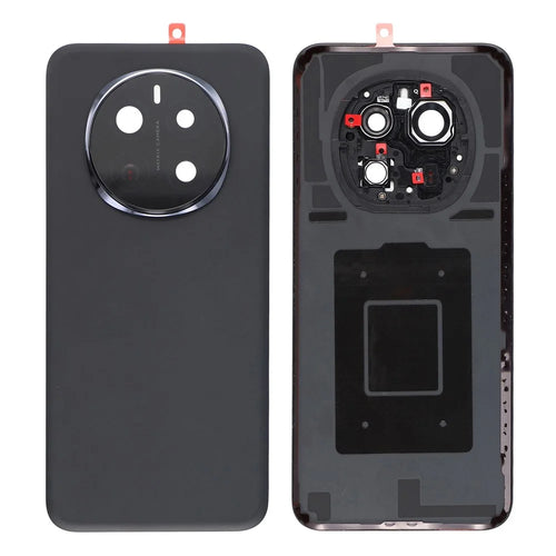 For Honor Magic7 5G OEM Battery Housing with Camera Lens Cover - Black - 1