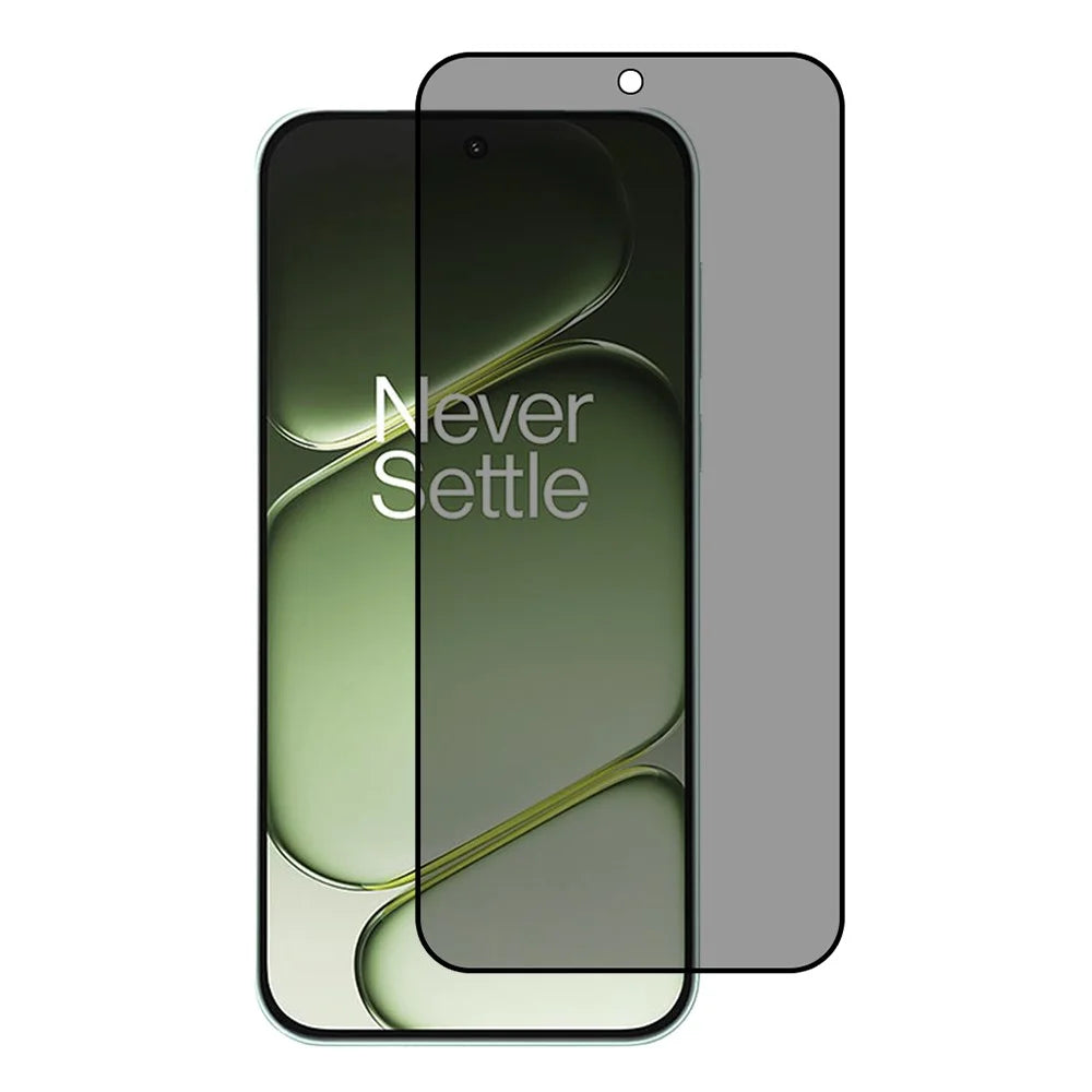 For OnePlus 15T 5G Anti-Peep Tempered Glass Full Covering Silk Printing Screen Protector - 1