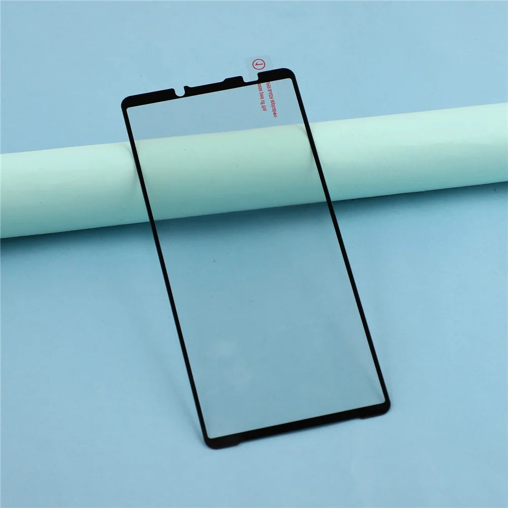For Sony Xperia 1 VIII Screen Protector Silk Printing Full Glue Full Coverage Tempered Glass Screen Film - 3