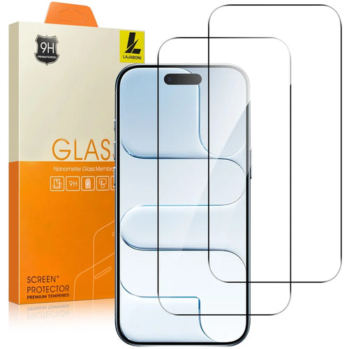 LAJABONI 2Pcs For iPhone Air HD Clear Screen Protector Anti-Explosion 2.5D Arc Edge Not Complete Covering Tempered Glass Screen Film - Transparent - 1