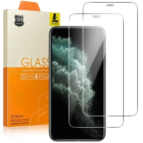 LAJABONI 2Pcs HD Clear Screen Protector For iPhone 11 Pro Max  /  XS Max 6.5 inch Anti-Explosion 2.5D Arc Edge Not Complete Covering Tempered Glass Screen Film - Transparent - 1