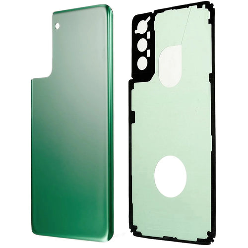For Samsung Galaxy S21+ 5G G996 Battery Housing Cover with Adhesive Sticker Replacement Parts - Green - 1