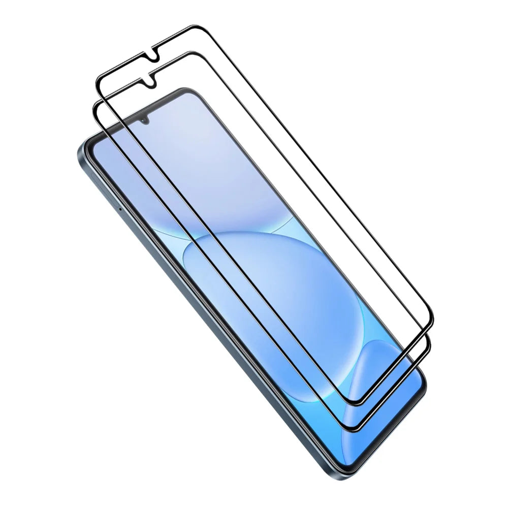 HAT PRINCE for Realme Note 80 4G ENKAY  2Pcs Screen Protector 9H Silk Printing 0.26mm Full Glue Full Coverage Tempered Glass Film - Transparent - 1