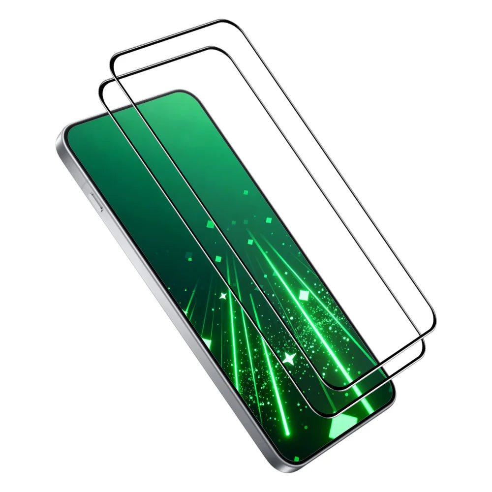 HAT PRINCE for Huawei nova 15 Max ENKAY  2Pcs Screen Protector 9H Silk Printing 0.26mm Full Glue Full Coverage Tempered Glass Film - Transparent - 1