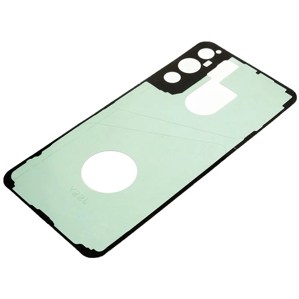 For Samsung Galaxy S22+ 5G S906 Battery Housing Cover with Adhesive Sticker Phone Replacement Parts - Baby Blue - 7
