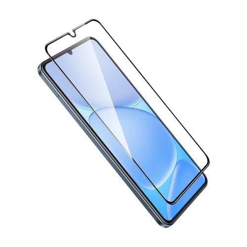 HAT PRINCE for Realme Note 80 4G ENKAY  Screen Protector 9H Silk Printing 0.26mm Full Glue Full Coverage Tempered Glass Film - Transparent - 1
