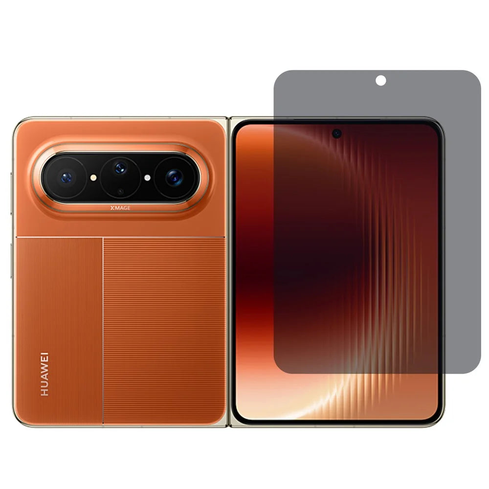 For Huawei Pura X Max Hydrogel Film Kit 180-Degree Anti-spy Front + Inner TPU Screen Protector - 3