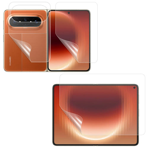 For Huawei Pura X Max Hydrogel Film Set Matte Anti-fingerprint Front + Inside + Back Cover TPU Screen Protector - 1