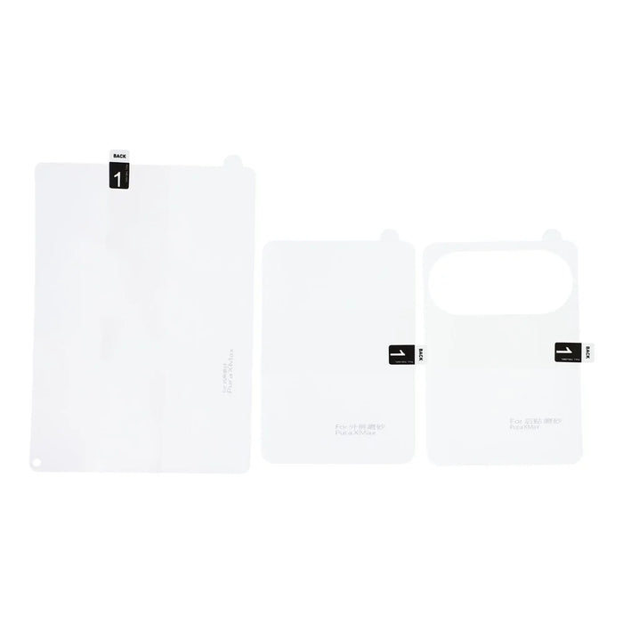 For Huawei Pura X Max Hydrogel Film Set Matte Anti-fingerprint Front + Inside + Back Cover TPU Screen Protector - 4