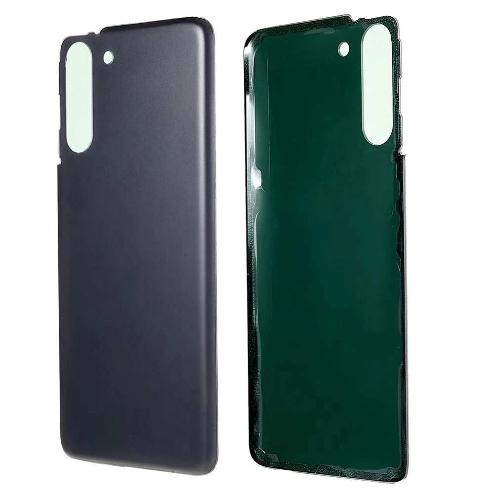 For Samsung Galaxy S21 5G G991 Battery Housing Cover with Adhesive Sticker Replacement Parts - Grey - 1