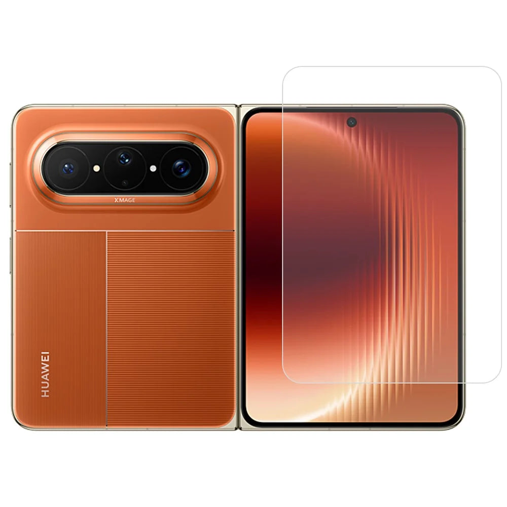1 Set Protective Film For Huawei Pura X Max Front and Inside Full Cover Ultra Clear Hydrogel TPU Protector - 3