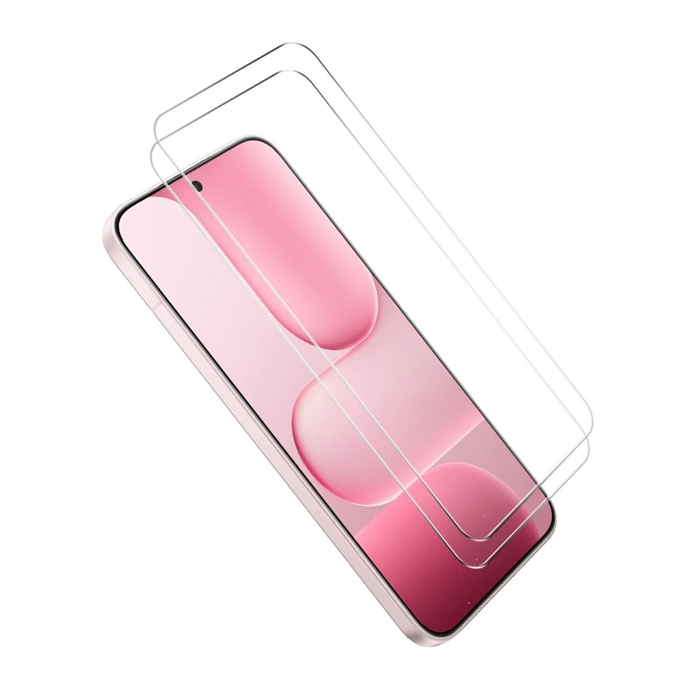 HAT PRINCE for Honor 600 5G 2Pcs Screen Protector ENKAY  Fingerprint Unlock 0.18mm High Aluminum-silicon Glass (Not Complete Cover) - Transparent - 1