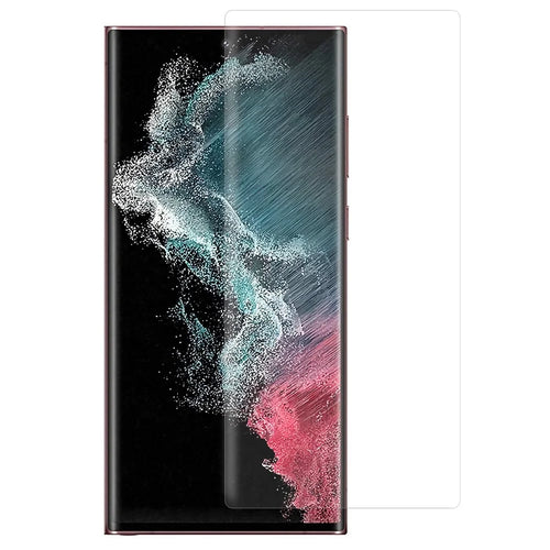 RURIHAI For Samsung Galaxy S23 Ultra 3D Curved UV Liquid AGC Glass Protective Film Ultra Clear Full Cover Screen Protector - 1