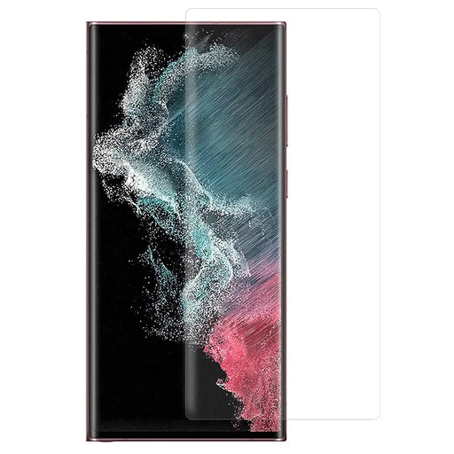 RURIHAI For Samsung Galaxy S23 Ultra 3D Curved UV Liquid AGC Glass Protective Film Ultra Clear Full Cover Screen Protector - 1