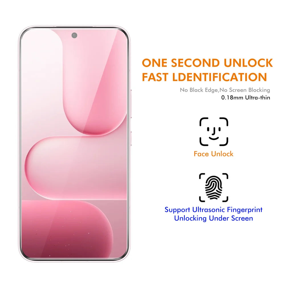 HAT PRINCE for Honor 600 5G ENKAY  Screen Protector Fingerprint Unlock 0.18mm High Aluminum-silicon Glass (Not Complete Cover) - Transparent - 2