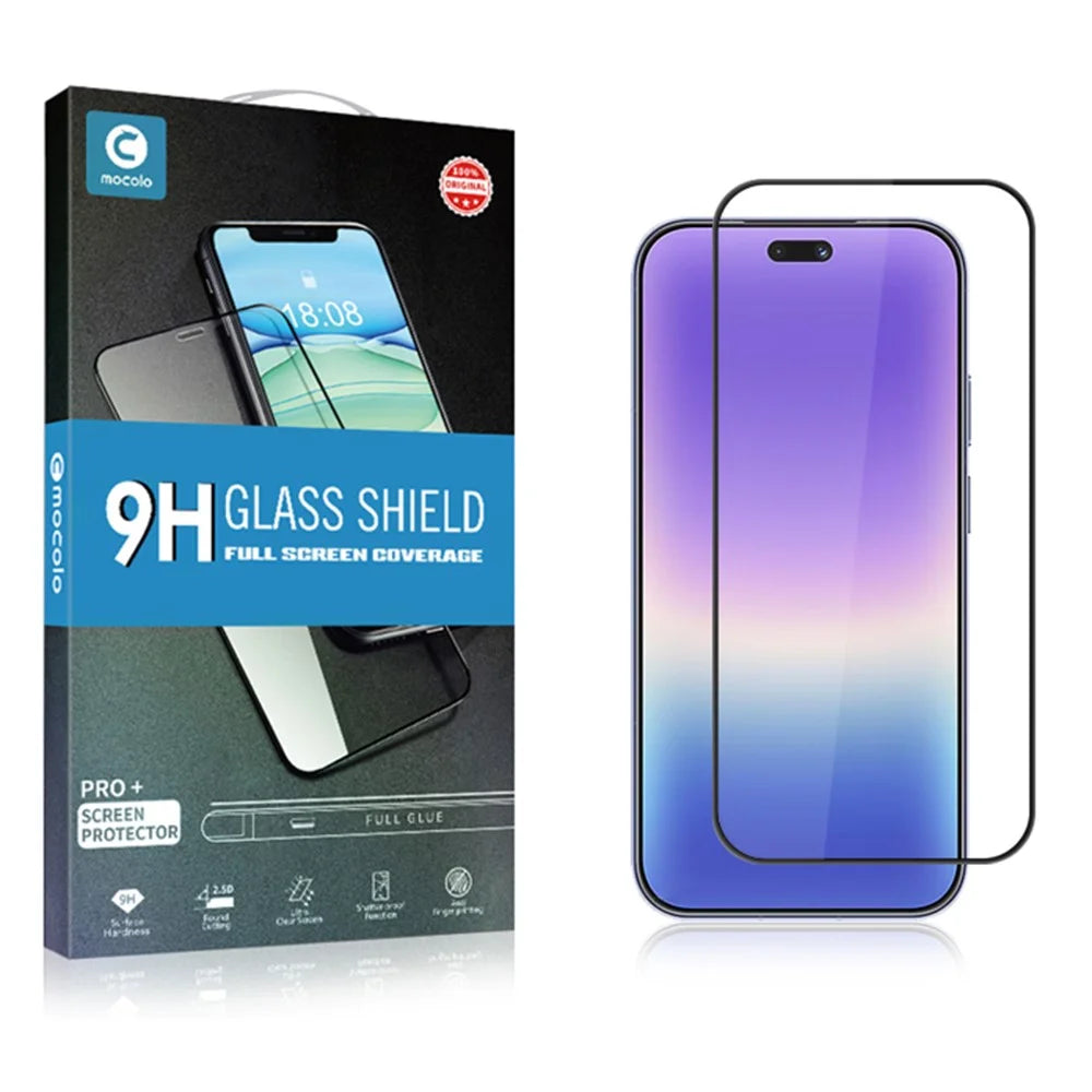 MOCOLO For Huawei Pura 90 Full Screen Protector Anti-Shatter Silk Printing Full Glue Tempered Glass Film - Black - 7