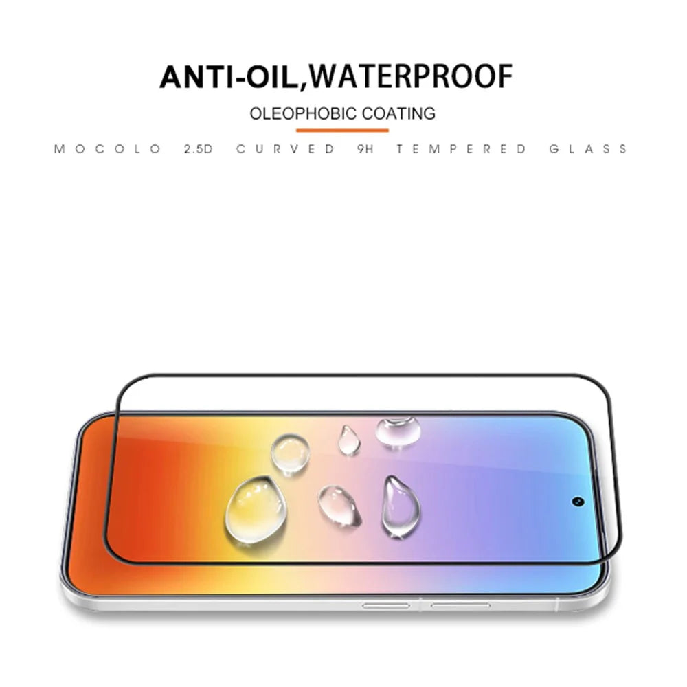MOCOLO For Huawei Pura 90 Pro Max Full Screen Protector Anti-Shatter Silk Printing Full Glue Tempered Glass Film - Black - 6