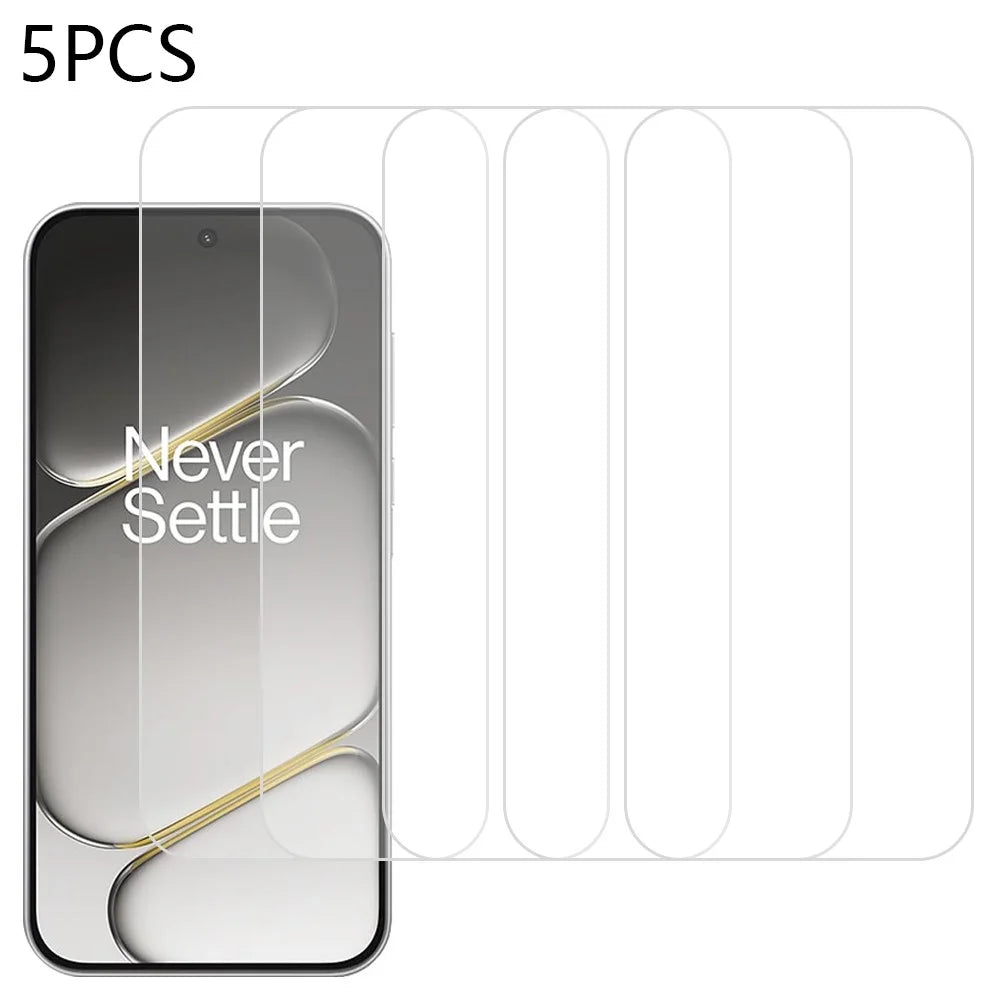 5Pcs For OnePlus Nord CE6 5G Front Screen Protector 0.3mm 2.5D Tempered Glass Film, Not Full Covering - Transparent - 1