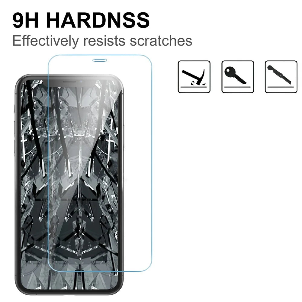 LAJABONI 2Pcs For iPhone 11 HD Clear Screen Protector Anti-blue-ray Not Complete Covering Tempered Glass Screen Film - Transparent - 3