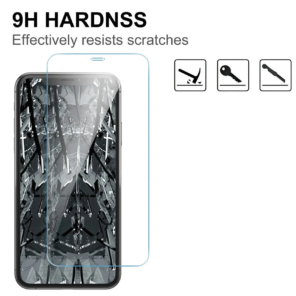 LAJABONI 2Pcs For iPhone 12 mini HD Clear Screen Protector Anti-blue-ray Not Complete Covering Tempered Glass Screen Film - Transparent - 3
