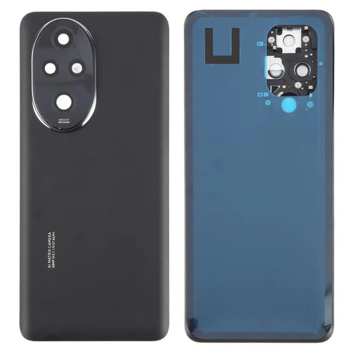 For Honor 200 Pro 5G OEM Battery Housing with Camera Lens Cover - Black - 1