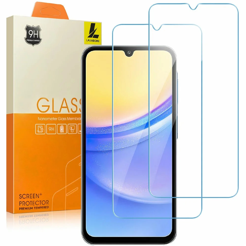 LAJABONI 2Pcs For Samsung Galaxy A18 5G / A18 4G / A17 5G / A17 4G HD Clear Screen Protector Anti-blue-ray Not Complete Covering Tempered Glass Screen Film - Transparent - 1
