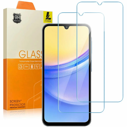 LAJABONI 2Pcs For Samsung Galaxy A18 5G / A18 4G / A17 5G / A17 4G HD Clear Screen Protector Anti-blue-ray Not Complete Covering Tempered Glass Screen Film - Transparent - 1