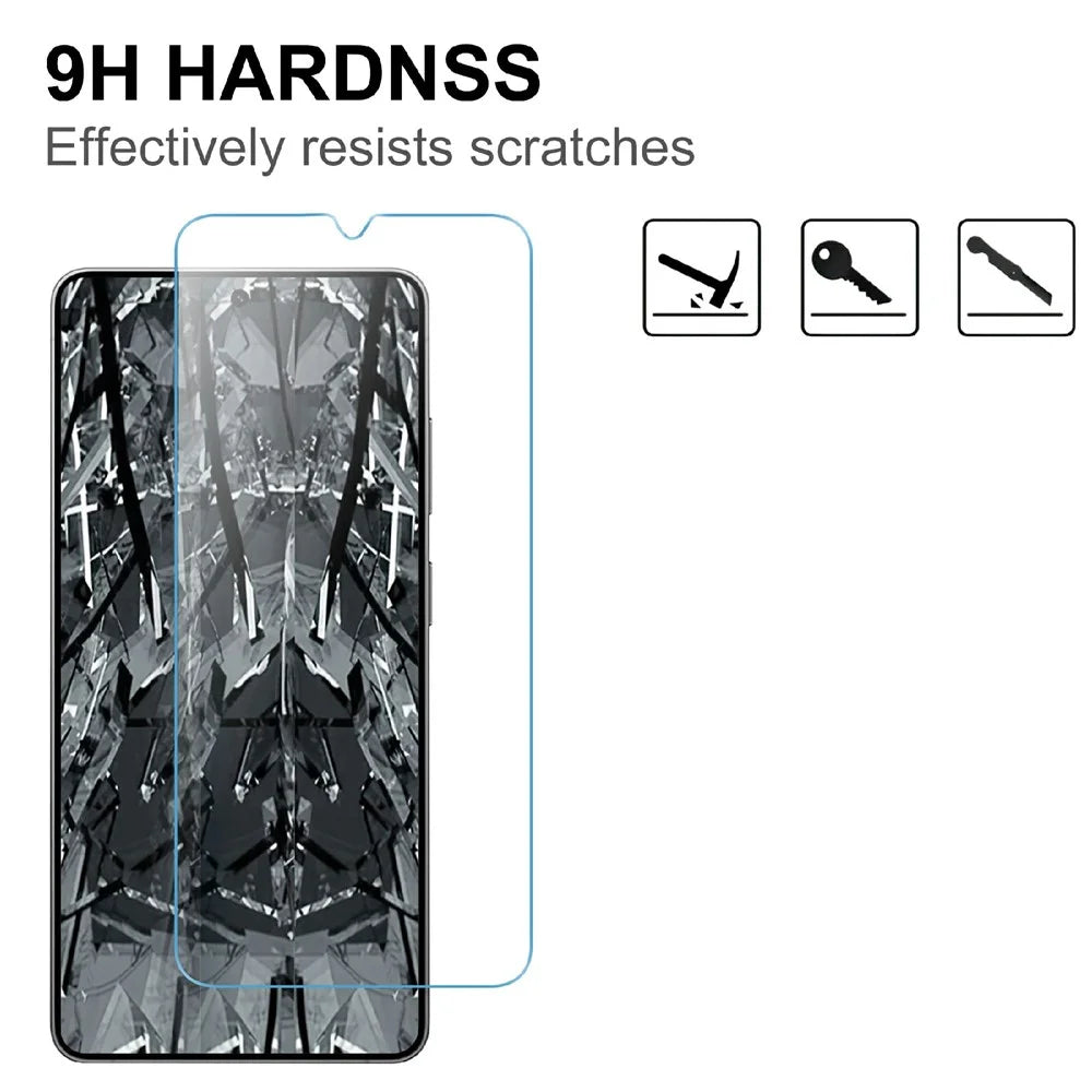 LAJABONI 2Pcs For Samsung Galaxy A26 5G HD Clear Screen Protector Anti-blue-ray Not Complete Covering Tempered Glass Screen Film - Transparent - 3