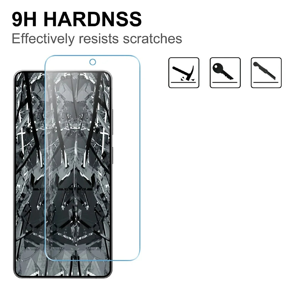 LAJABONI 2Pcs For Samsung Galaxy A57 5G HD Clear Screen Protector Anti-blue-ray Not Complete Covering Tempered Glass Screen Film - Transparent - 3
