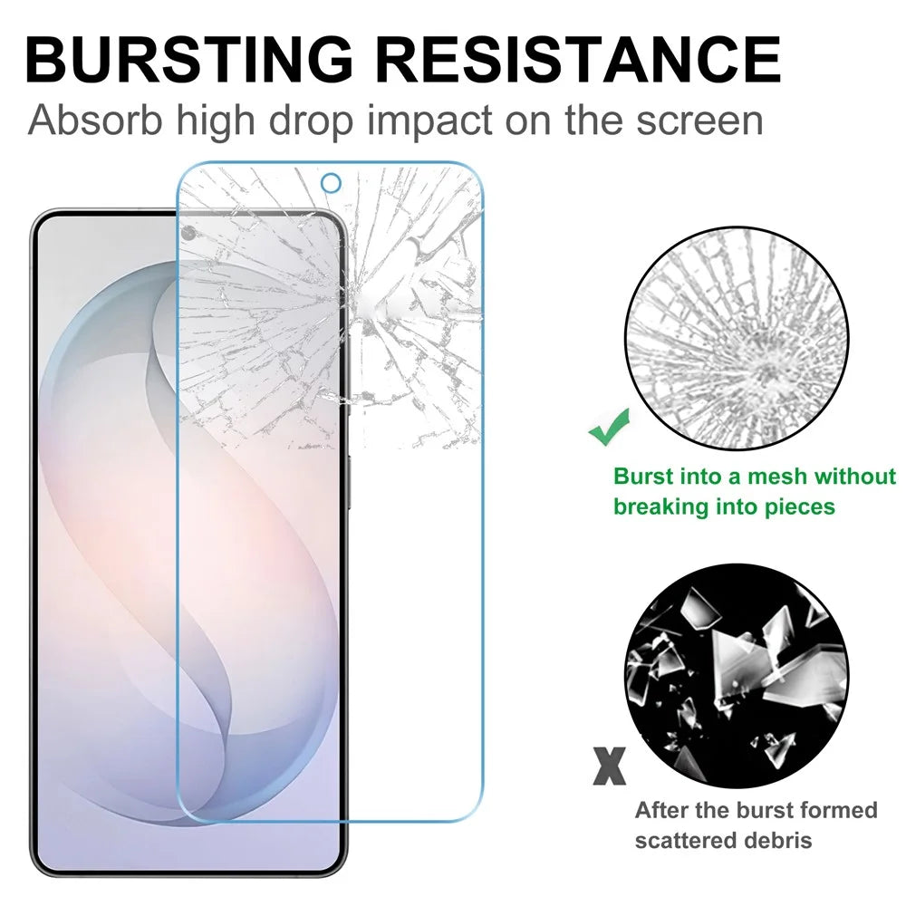 LAJABONI 2Pcs For Samsung Galaxy S22 5G HD Clear Screen Protector Anti-blue-ray Not Complete Covering Tempered Glass Screen Film - Transparent - 4