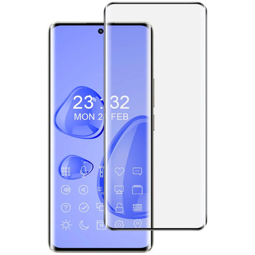 IMAK For Realme 10 Pro+ 5G (China) Anti-explosion 3D Curved HD Tempered Glass Film Side Glue Full Coverage Anti-scratch Screen Protector - 1