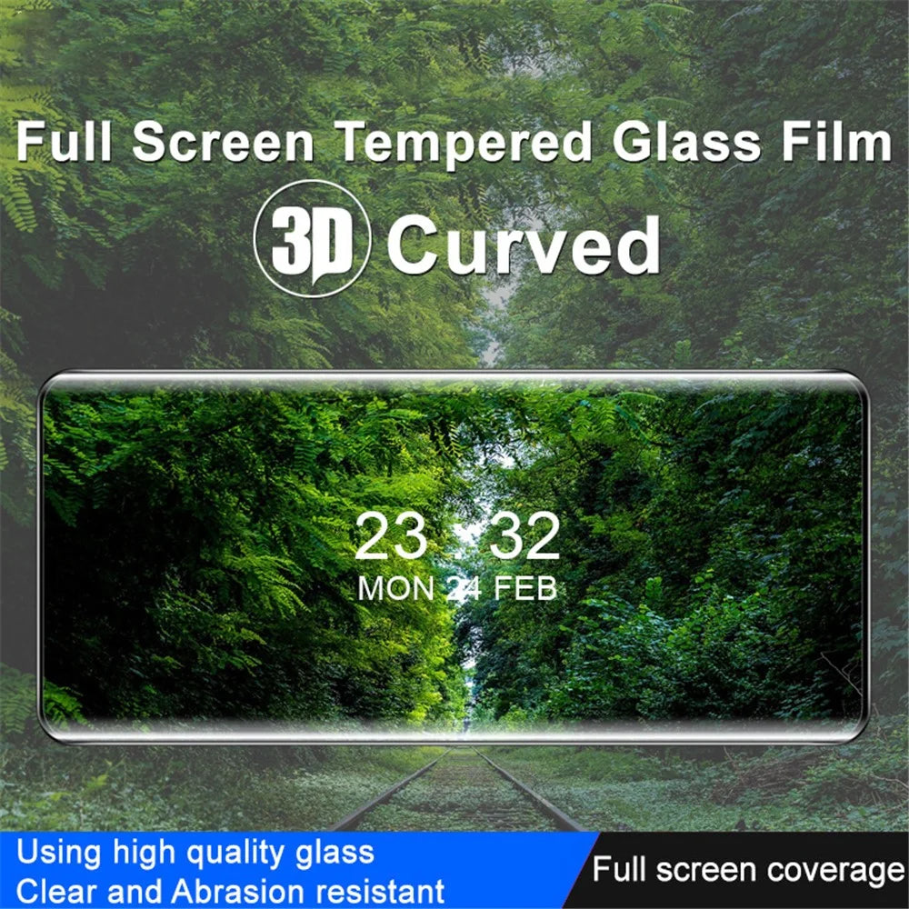 IMAK For Realme 10 Pro+ 5G (China) Anti-explosion 3D Curved HD Tempered Glass Film Side Glue Full Coverage Anti-scratch Screen Protector - 3