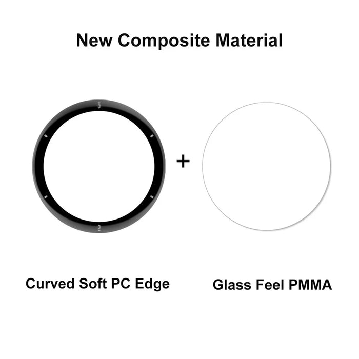 ENKAY HAT PRINCE 5Pcs  /  Set High Transparency Screen Protector for Garmin Venu 2 Plus, HD Clear 3D Curved Soft PC Edge + PMMA Full Cover Film - 3