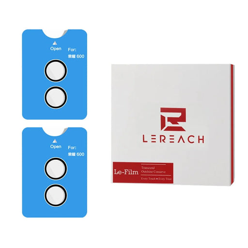 LEREACH 2Pcs for Honor 600 5G Tempered Glass Camera Lens Protector Ultra-thin Full Cover Invisible Lens Film - Transparent - 1