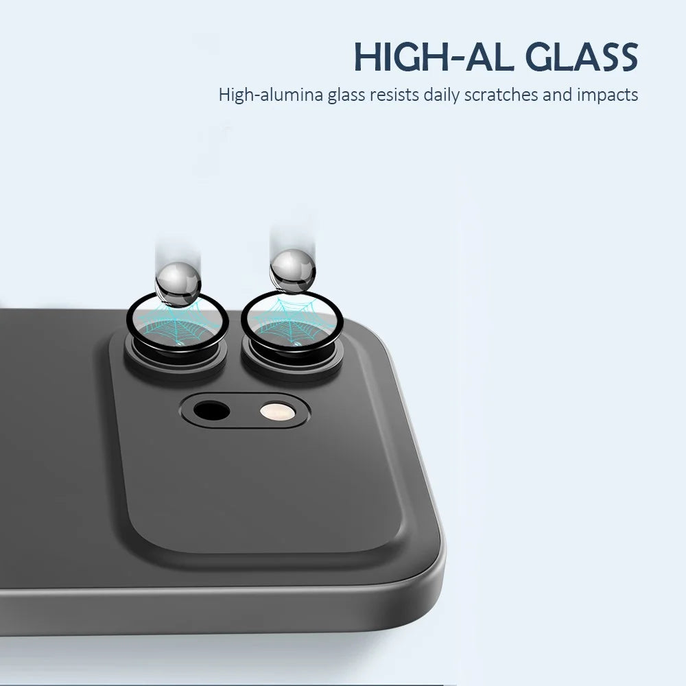 LEREACH for Honor 600 5G Tempered Glass Camera Lens Protector Ultra-thin Full Cover Invisible Lens Film - Transparent - 4