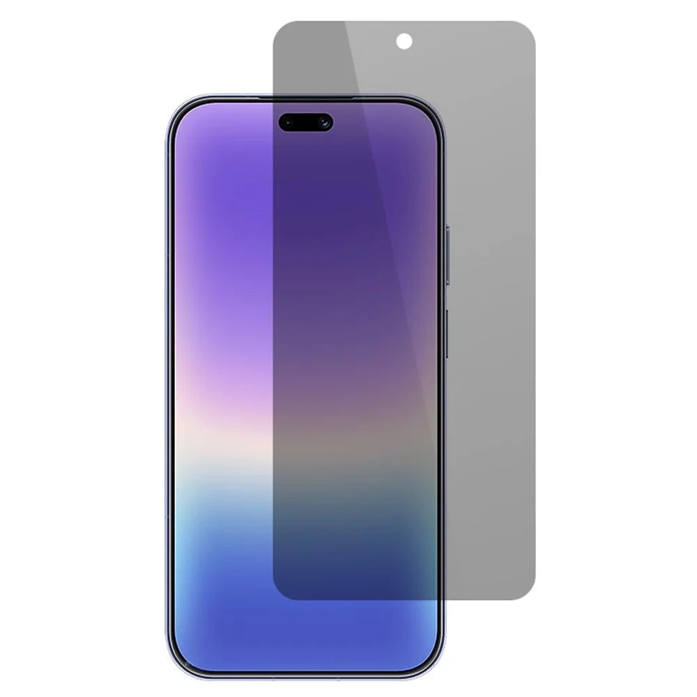 For Huawei Pura 90 Privacy Screen Protector 180-Degree Anti-Spy Tempered Glass Full Coverage Film - Black - 1