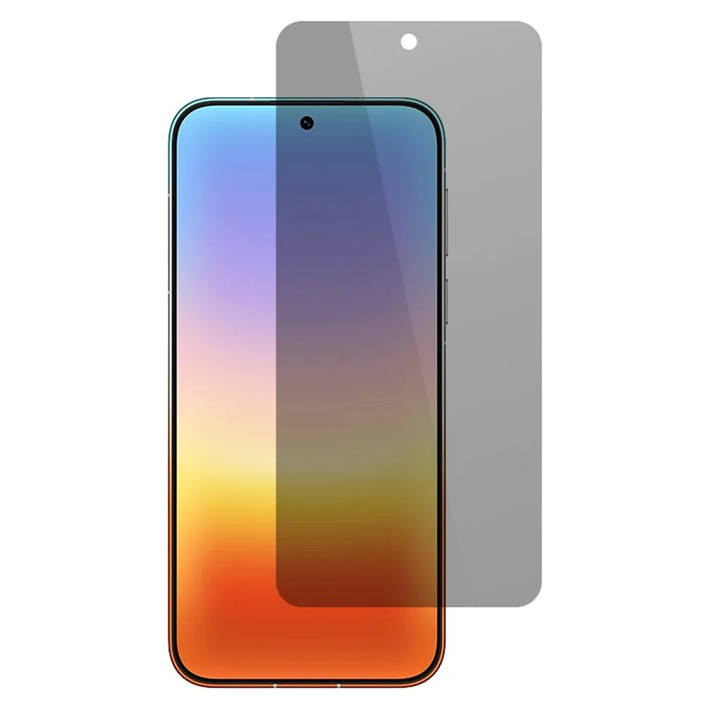 For Huawei Pura 90 Pro Max Privacy Screen Protector 180-Degree Anti-Spy Tempered Glass Full Coverage Film - Black - 1