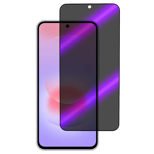 For Samsung Galaxy A27 5G Full Cover Privacy Screen Protector 180 Degree Anti Spy Silk Printing Anti-blue-ray Tempered Glass Film - 1