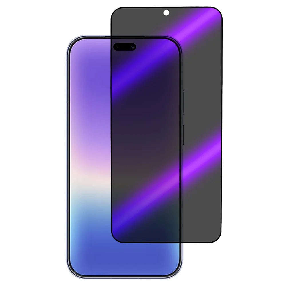 For Huawei Pura 90 Full Cover Privacy Screen Protector 180 Degree Anti Spy Silk Printing Anti-blue-ray Tempered Glass Film - 1