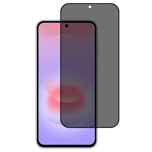 For Samsung Galaxy A27 5G Privacy Screen Protector Silk Printing Full Glue Anti Spy Tempered Glass Film - Black - 1