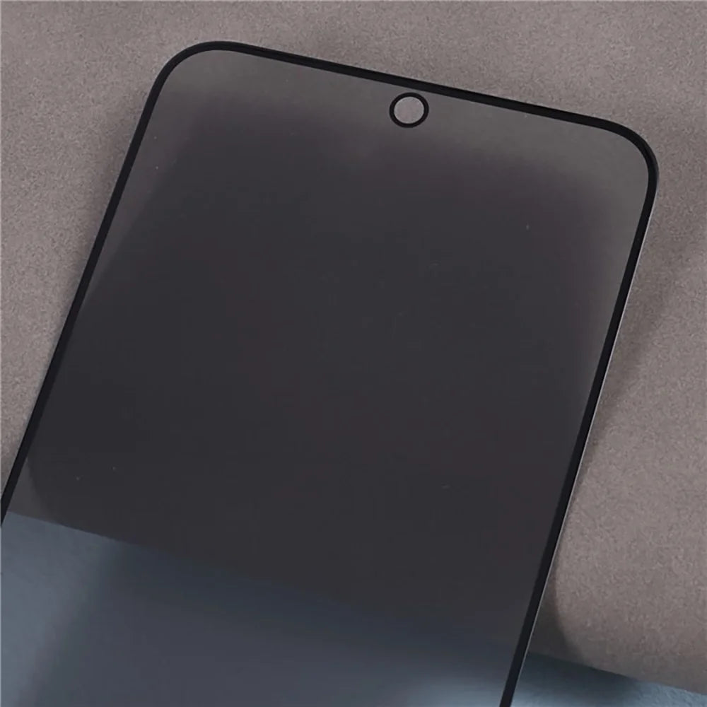 For Samsung Galaxy A27 5G Privacy Screen Protector Silk Printing Full Glue Anti Spy Tempered Glass Film - Black - 6