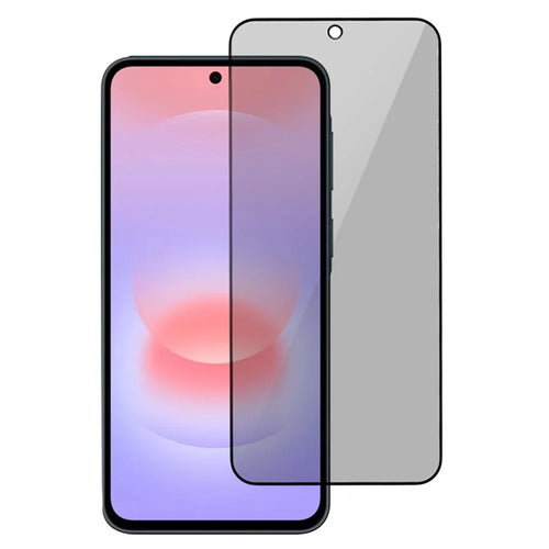 For Samsung Galaxy A27 5G 180 Degree Anti-Peep Tempered Glass Black Edge Privacy Protection Full Screen Protector, Full Glue - Black - 1