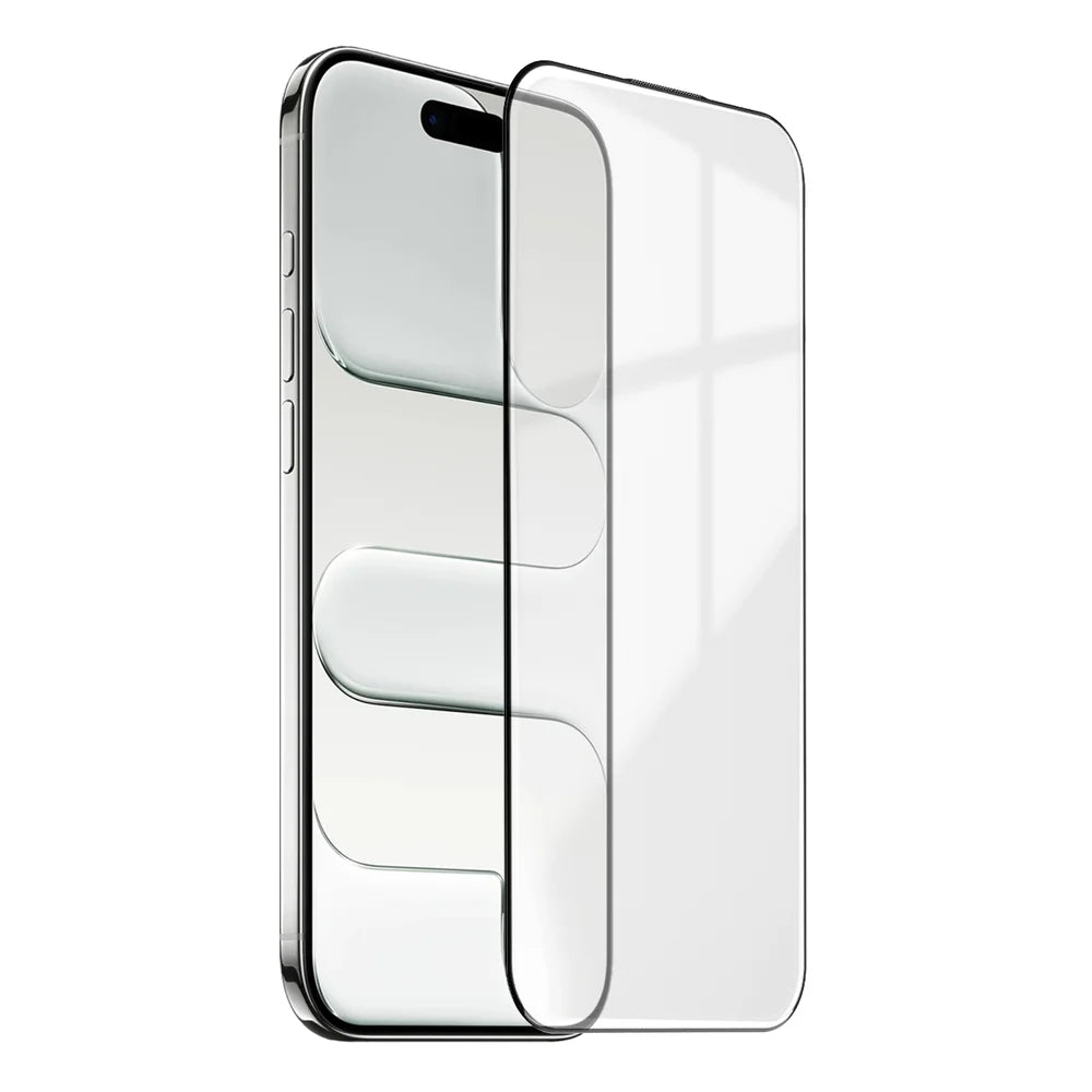 For iPhone Air Corning Gorilla Glass Full Screen Protector 9H Hardness Anti-Fingerprint Silk Printing Film - Transparent - 1