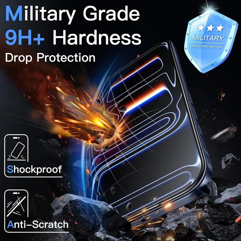 For iPhone 13 Pro Max Corning Gorilla Glass Full Screen Protector 9H Hardness Anti-Fingerprint Silk Printing Film - Transparent - 7