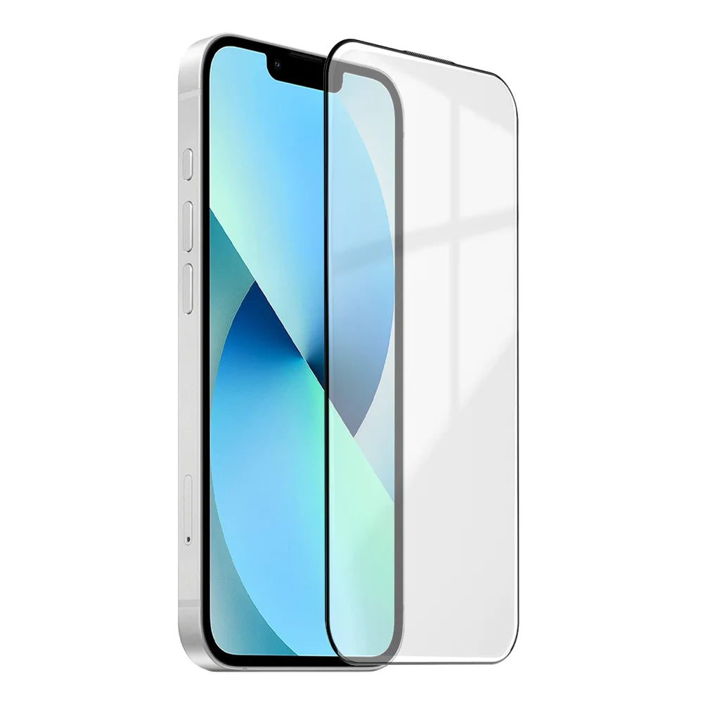 For iPhone 13 Corning Gorilla Glass Full Screen Protector 9H Hardness Anti-Fingerprint Silk Printing Film - Transparent - 1
