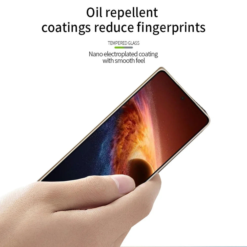 PINWUYO for Honor Magic V6 5G Tempered Glass Film  JK Series-2 9H Full Glue Full Screen Protector - Black - 4