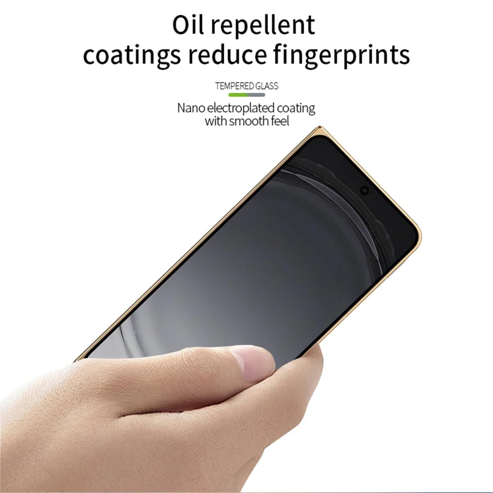 PINWUYO for Oppo Find N6 5G Tempered Glass Film  JK Series-2 9H Full Glue Full Screen Protector - Black - 4