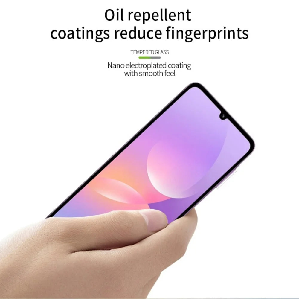 PINWUYO for Samsung Galaxy M17e 5G Tempered Glass Film  JK Series-2 9H Full Glue Full Screen Protector - Black - 4