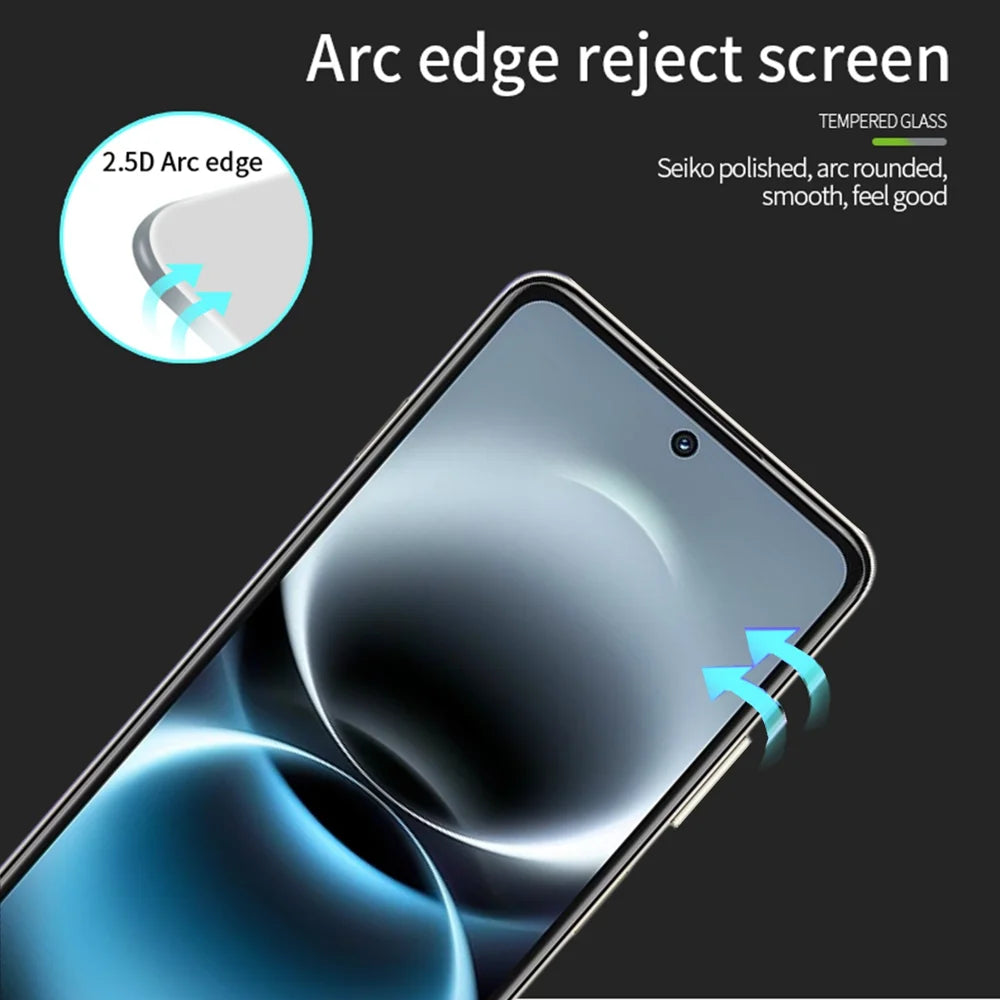 PINWUYO for Huawei Enjoy 90 Plus / Huawei Enjoy 90 Tempered Glass Film  JK Series-2 9H Full Glue Full Screen Protector - Black - 2